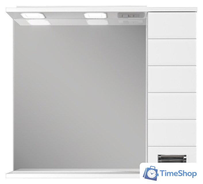  Домино Шкаф с зеркалом Cube 65 (правый) - Изображение №2 — Интернет-магазин Time-Shop