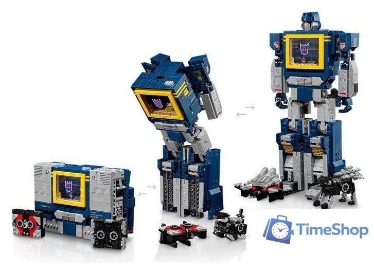 Конструктор LEGO Icons 10358 Трансформеры: Саундвейв - Изображение №5 — Интернет-магазин Time-Shop