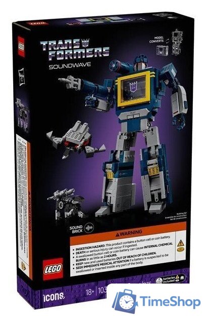 Конструктор LEGO Icons 10358 Трансформеры: Саундвейв - Изображение №1 — Интернет-магазин Time-Shop