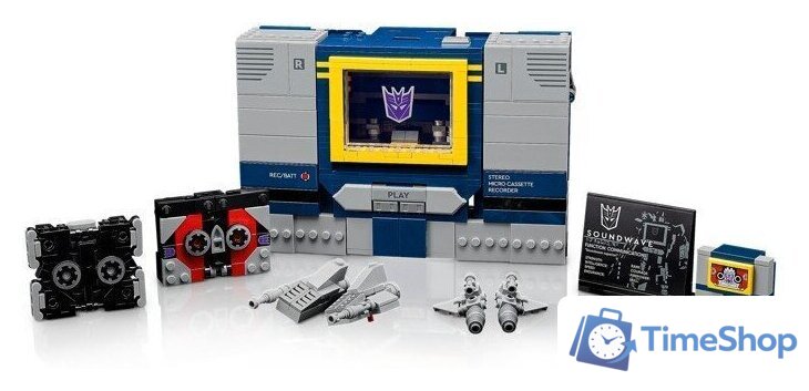 Конструктор LEGO Icons 10358 Трансформеры: Саундвейв - Изображение №4 — Интернет-магазин Time-Shop