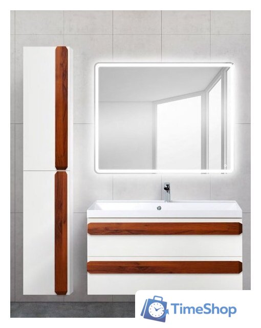  BelBagno Шкаф-пенал Aurora-1600-2A-SC-BL-P-L (bianco lucido) - Изображение №2 — Интернет-магазин Time-Shop