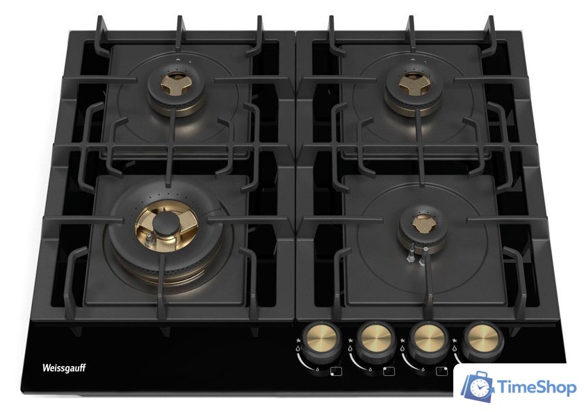 Варочная панель Weissgauff HGG 641 BV Volcano Burner Nano Matt Glass - Изображение №1 — Интернет-магазин Time-Shop