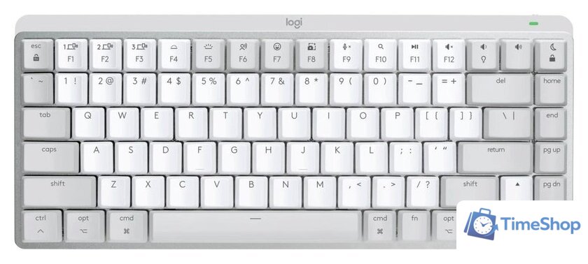 Клавиатура Logitech MX Mechanical Mini Tactile for Mac 920-010799 (белый/светло-серый, нет кириллицы) - Изображение №1 — Интернет-магазин Time-Shop
