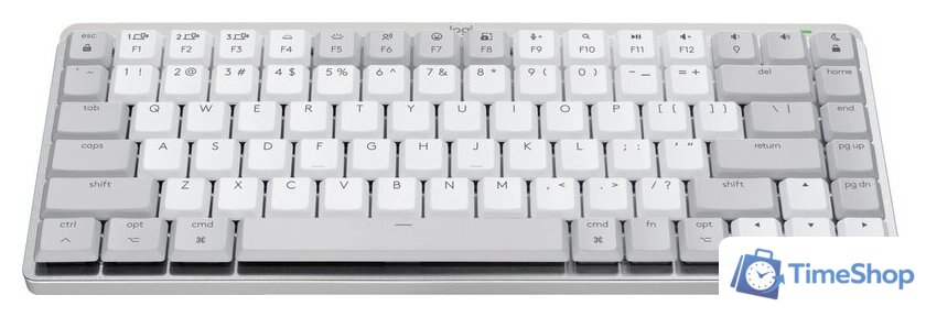 Клавиатура Logitech MX Mechanical Mini Tactile for Mac 920-010799 (белый/светло-серый, нет кириллицы) - Изображение №2 — Интернет-магазин Time-Shop