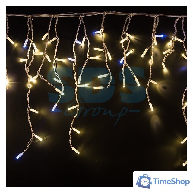 Гирлянда бахрома Neon-Night Айсикл 255-166 (теплый белый) - Изображение №1 — Интернет-магазин Time-Shop