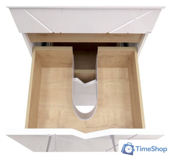  Doratiz Тумба под умывальник Doratiz Фьорд 70 9908.186 (дуб бунратти/белый) - Изображение №8 — Интернет-магазин Time-Shop