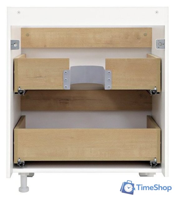  Doratiz Тумба под умывальник Doratiz Фьорд 70 9908.186 (дуб бунратти/белый) - Изображение №7 — Интернет-магазин Time-Shop