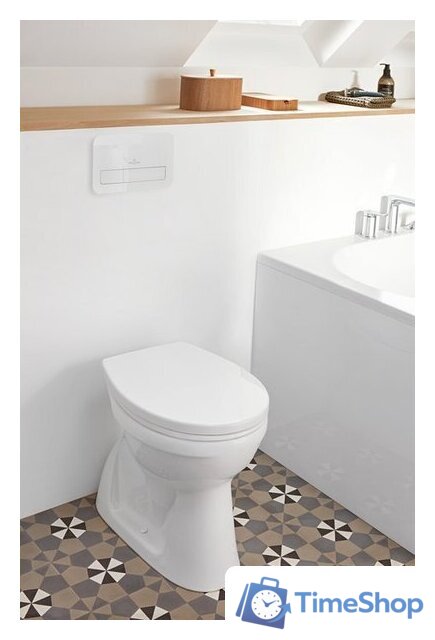 Сиденье для унитаза Villeroy & Boch O.Novo Weiss Alpin 8M43S101 - Изображение №5 — Интернет-магазин Time-Shop