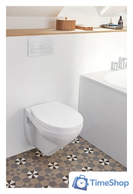 Сиденье для унитаза Villeroy & Boch O.Novo Weiss Alpin 8M43S101 - Изображение №4 — Интернет-магазин Time-Shop