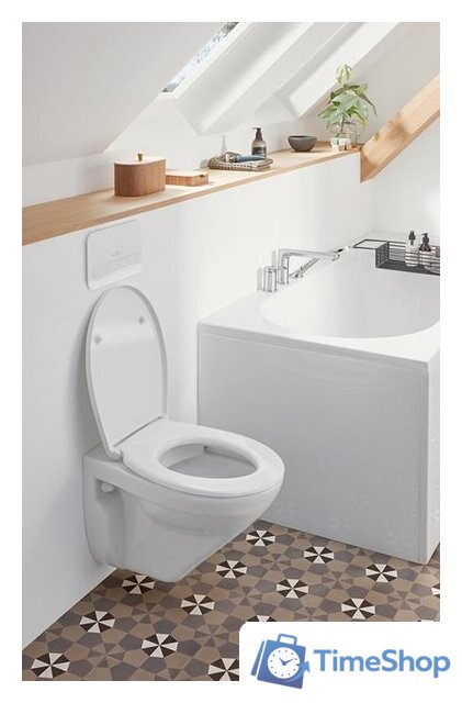 Сиденье для унитаза Villeroy & Boch O.Novo Weiss Alpin 8M43S101 - Изображение №6 — Интернет-магазин Time-Shop