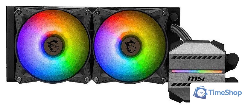 Система жидкостного охлаждения для процессора MSI MAG CoreLiquid M240 (черный) - Изображение №1 — Интернет-магазин Time-Shop