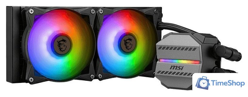 Система жидкостного охлаждения для процессора MSI MAG CoreLiquid M240 (черный) - Изображение №2 — Интернет-магазин Time-Shop
