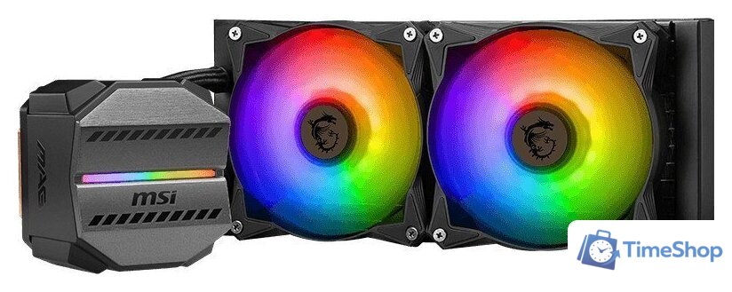 Система жидкостного охлаждения для процессора MSI MAG CoreLiquid M240 (черный) - Изображение №4 — Интернет-магазин Time-Shop