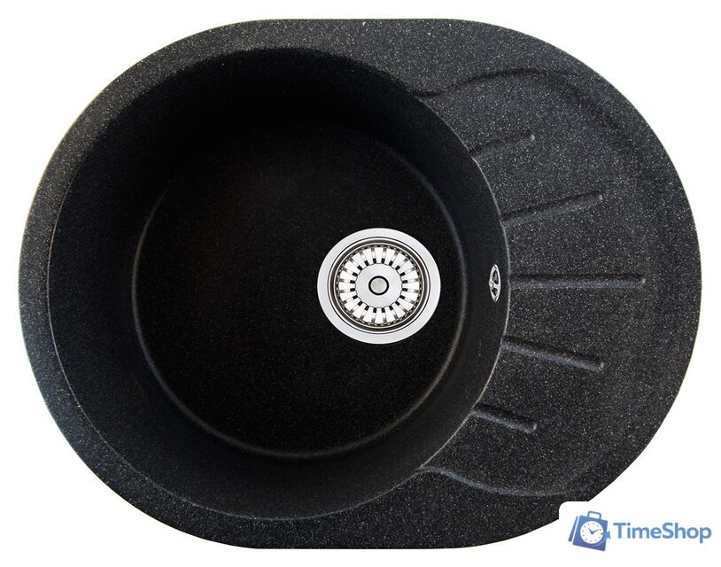 Кухонная мойка Berge BR-5801 (черный матовый) - Изображение №1 — Интернет-магазин Time-Shop