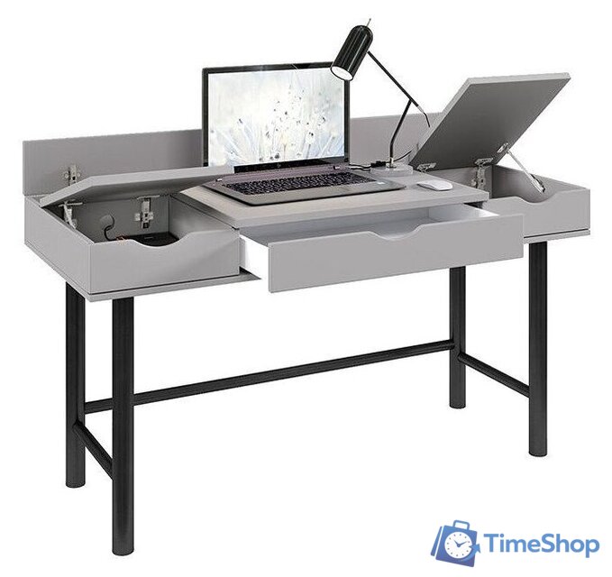 Стол Polini Kids Mirum 1400 (серый) - Изображение №3 — Интернет-магазин Time-Shop