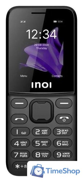 Кнопочный телефон Inoi 140 Classic Lite 4G (черный) - Изображение №2 — Интернет-магазин Time-Shop