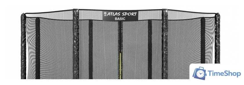 Батут Atlas Sport 465 см - 15ft Basic (с лестницей, внешняя сетка, зеленый) - Изображение №2 — Интернет-магазин Time-Shop