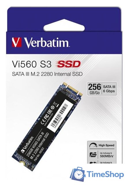 SSD Verbatim Vi560 256GB 49362 - Изображение №2 — Интернет-магазин Time-Shop