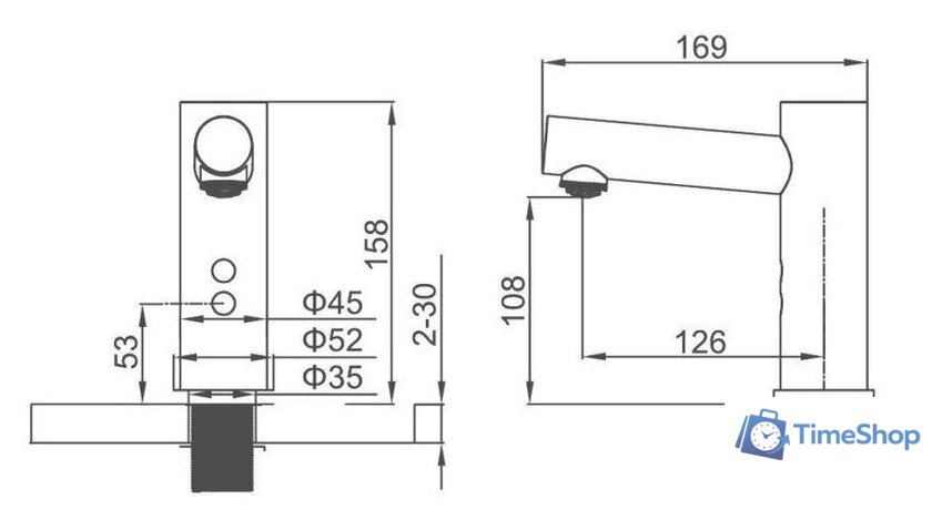 Смеситель Ledeme L1655-1 - Изображение №3 — Интернет-магазин Time-Shop