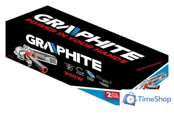 Угловая шлифмашина GRAPHITE 59G087 - Изображение №2 — Интернет-магазин Time-Shop