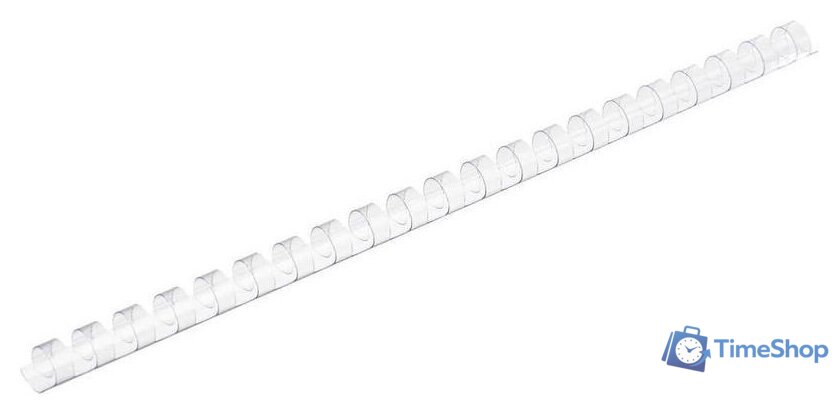 Пластиковая пружина для переплета ProMega Office A4 12 мм 100 шт 255090 (прозрачный) - Изображение №2 — Интернет-магазин Time-Shop