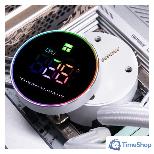 Система жидкостного охлаждения для процессора Thermalright Frozen Magic 360 Digital ARGB V2 (белый) - Изображение №4 — Интернет-магазин Time-Shop