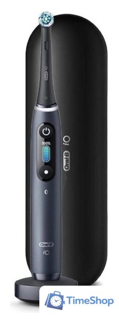 Электрическая зубная щетка Oral-B iO 8 (черный, с футляром, 1 насадка) - Изображение №2 — Интернет-магазин Time-Shop