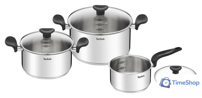 Набор кастрюль Tefal Primary E3086S74 - Изображение №1 — Интернет-магазин Time-Shop