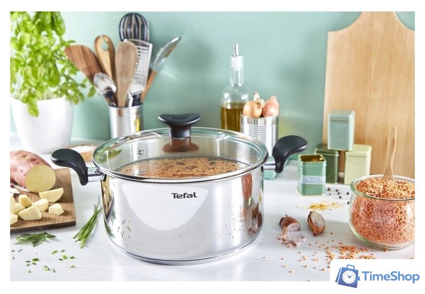 Набор кастрюль Tefal Primary E3086S74 - Изображение №17 — Интернет-магазин Time-Shop