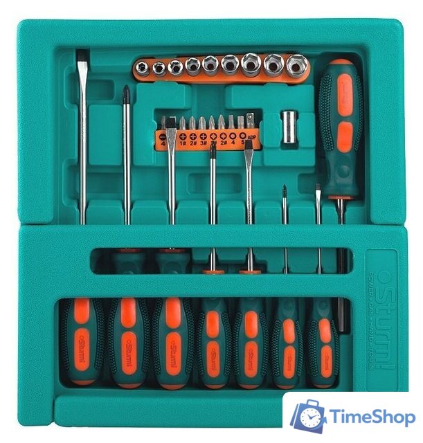 Набор отверток Sturm 1040-02-SS5 (28 предметов) - Изображение №2 — Интернет-магазин Time-Shop