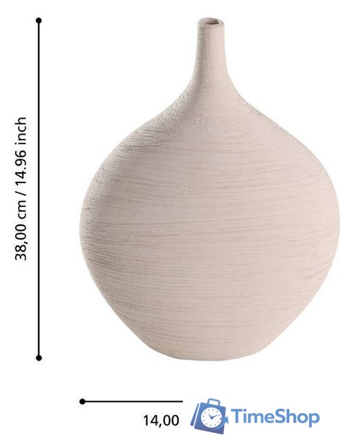 Ваза Eglo Saryksu 421411 (керамика, бежевый) - Изображение №5 — Интернет-магазин Time-Shop