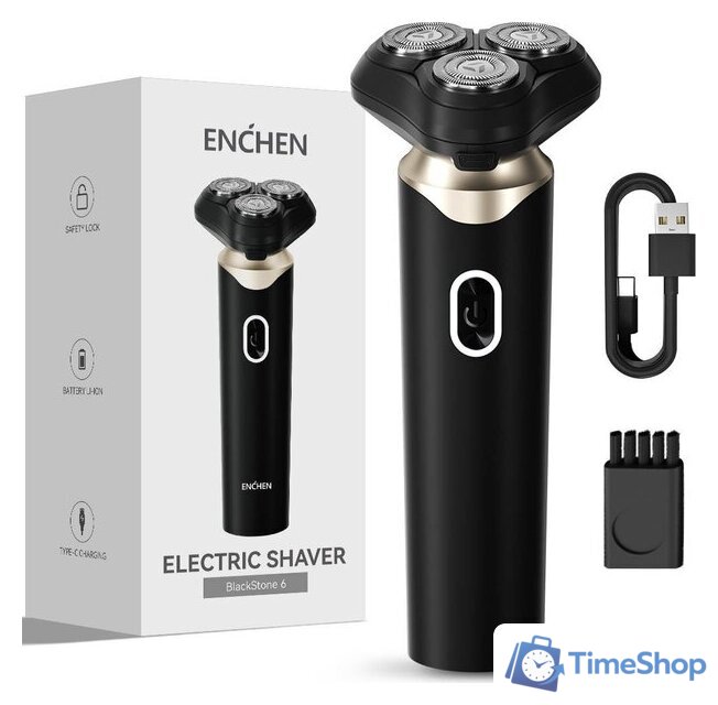 Электробритва Enchen BlackStone 6 (черный) - Изображение №8 — Интернет-магазин Time-Shop