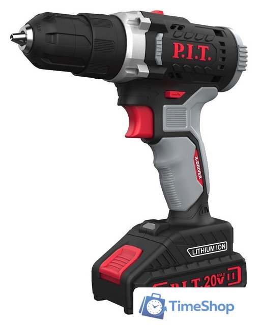 Дрель-шуруповерт P.I.T. PSR18-D5 (с 2-мя АКБ, кейс) - Изображение №1 — Интернет-магазин Time-Shop