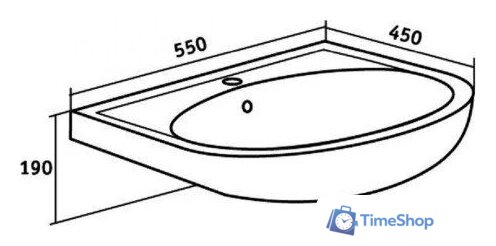  Runo Тумба с умывальником Уют 55 + Уют 55 (напольная) - Изображение №6 — Интернет-магазин Time-Shop