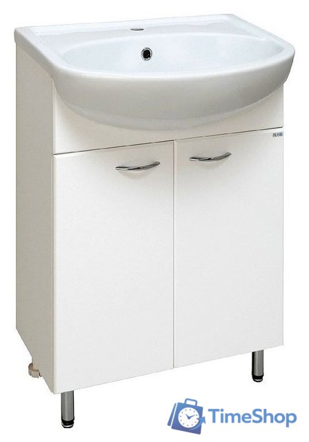  Runo Тумба с умывальником Уют 55 + Уют 55 (напольная) - Изображение №1 — Интернет-магазин Time-Shop