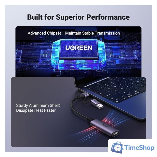 USB-хаб Ugreen CM716 25854 - Изображение №9 — Интернет-магазин Time-Shop