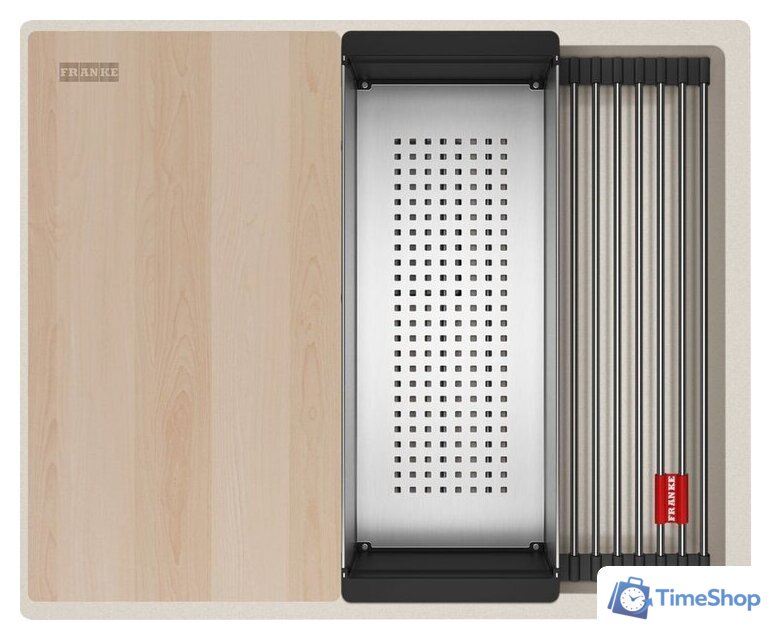 Кухонная мойка Franke Kanon KNG PRO 110-52 125.0749.656 (грецкий ореховый) - Изображение №2 — Интернет-магазин Time-Shop