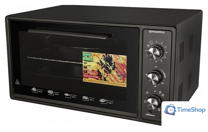 Мини-печь MAUNFELD CEMOA.456.B - Изображение №2 — Интернет-магазин Time-Shop