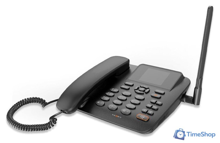Телефонный аппарат TeXet FX-200 (черный) - Изображение №1 — Интернет-магазин Time-Shop