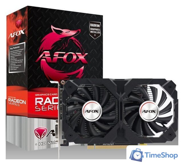 Видеокарта AFOX Radeon RX 550 2GB GDDR5 AFRX550-2048D5H2-V4 - Изображение №5 — Интернет-магазин Time-Shop