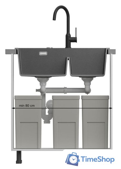 Кухонная мойка Quadron HQC7650U2_BS - Изображение №16 — Интернет-магазин Time-Shop