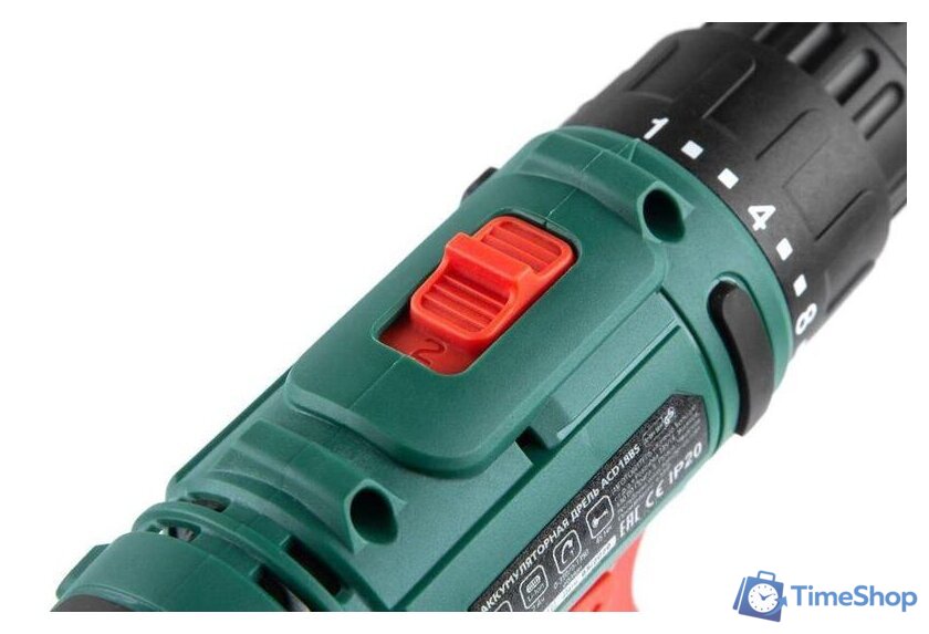 Дрель-шуруповерт Hammer Flex ACD18BS (с 2-мя АКБ, кейс) - Изображение №6 — Интернет-магазин Time-Shop