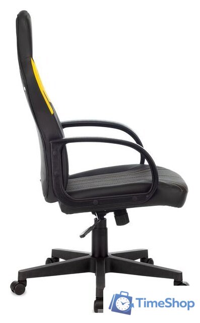 Игровое (геймерское) кресло Zombie Runner (черный/желтый) - Изображение №3 — Интернет-магазин Time-Shop