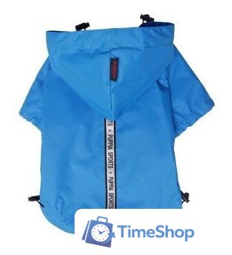 Дождевик для животных Puppia Base Jumper PEAF-RM03-SB-3L (голубой) - Изображение №1 — Интернет-магазин Time-Shop