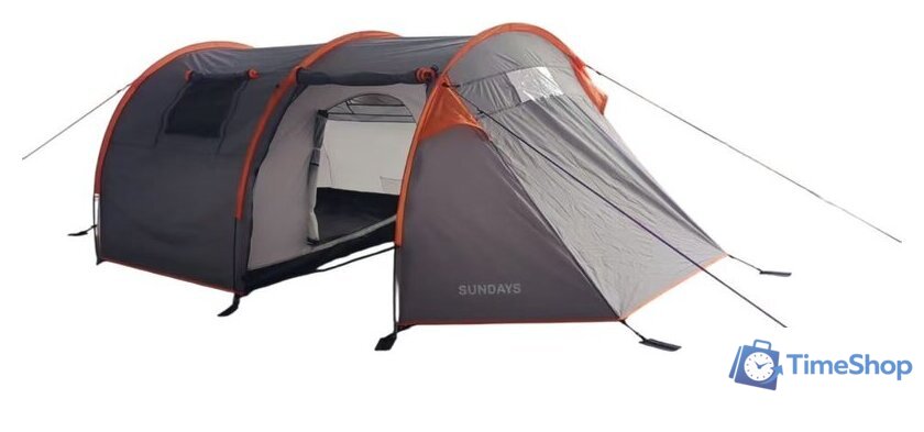 Кемпинговая палатка Sundays ZC-TT015 (темно-серый/оранжевый) - Изображение №13 — Интернет-магазин Time-Shop
