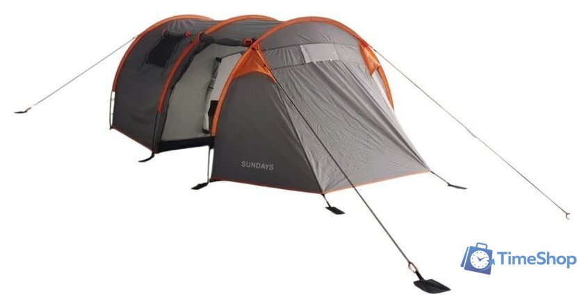 Кемпинговая палатка Sundays ZC-TT015 (темно-серый/оранжевый) - Изображение №17 — Интернет-магазин Time-Shop