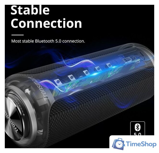 Беспроводная колонка Tronsmart T6 Plus Upgraded Edition (черный) - Изображение №12 — Интернет-магазин Time-Shop