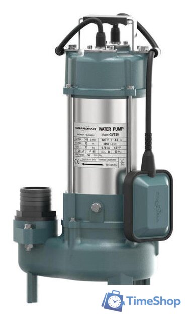 Дренажный насос Grandfar GV1100(GR) - Изображение №1 — Интернет-магазин Time-Shop