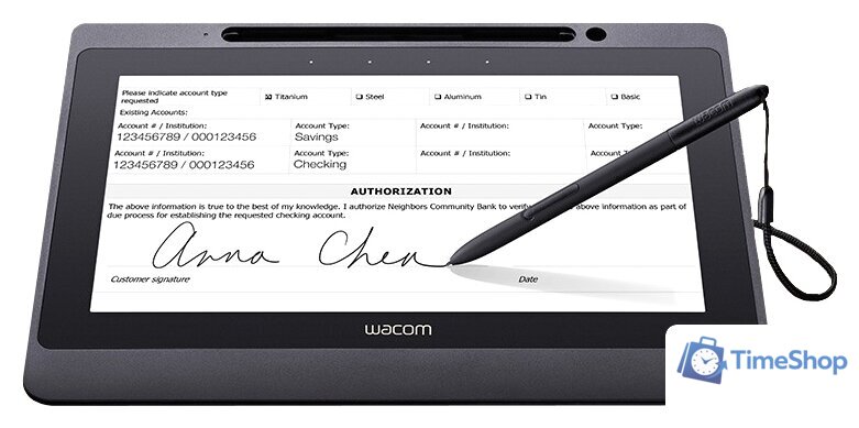 Планшет для подписи Wacom DTU-1141B - Изображение №1 — Интернет-магазин Time-Shop