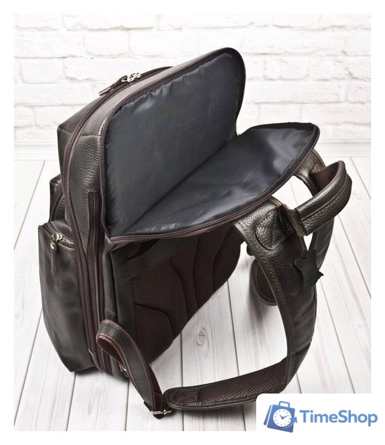 Городской рюкзак Carlo Gattini Sinfonica Bertario 3102-04 (темно-коричневый) - Изображение №8 — Интернет-магазин Time-Shop